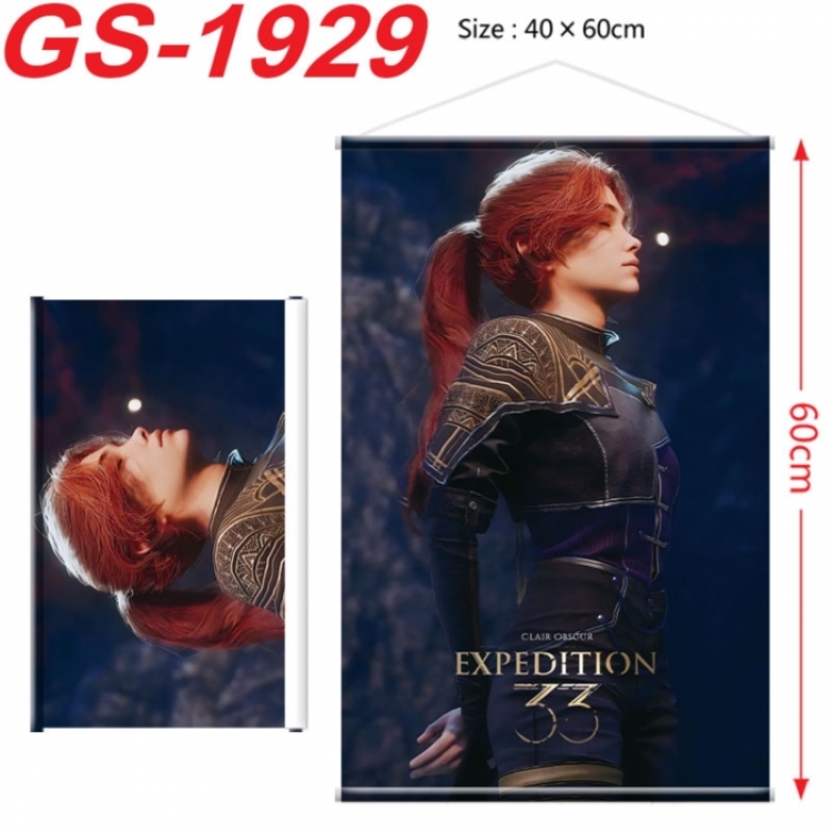 Clair Obscur: Expedition 33 Anime digital printing hanging rope hanging Wall Scroll 40x60cm