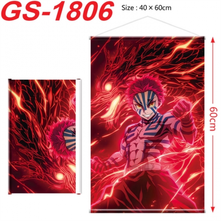 Demon Slayer Kimets Anime digital printing hanging rope hanging Wall Scroll 40x60cm