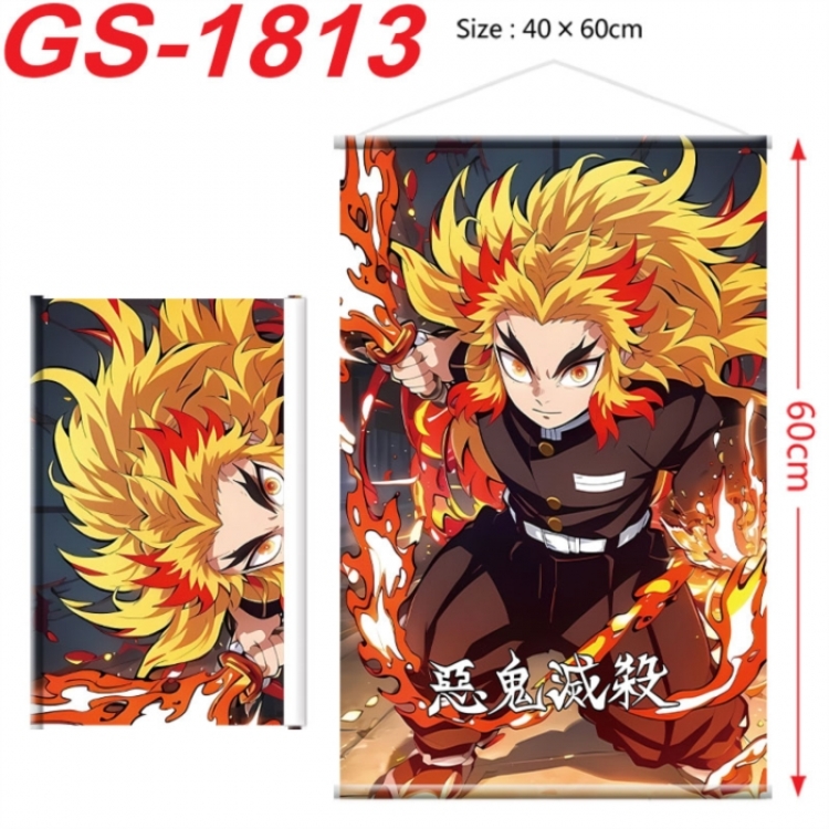 Demon Slayer Kimets Anime digital printing hanging rope hanging Wall Scroll 40x60cm