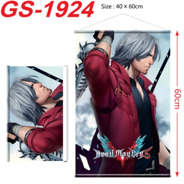 Devil May Cry Anime digital printing hanging rope hanging Wall Scroll 40x60cm