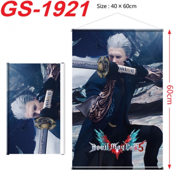 Devil May Cry Anime digital printing hanging rope hanging Wall Scroll 40x60cm