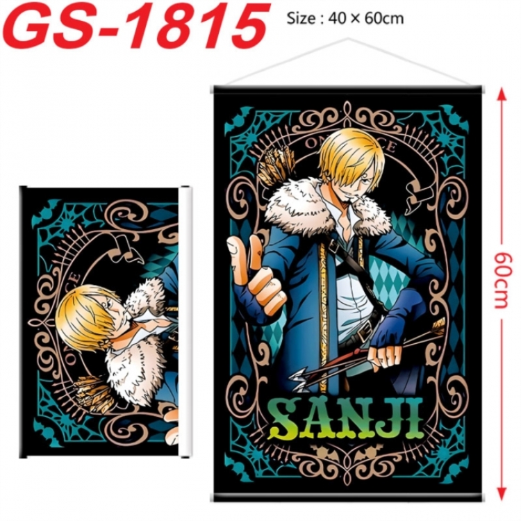 One Piece Anime digital printing hanging rope hanging Wall Scroll 40x60cm