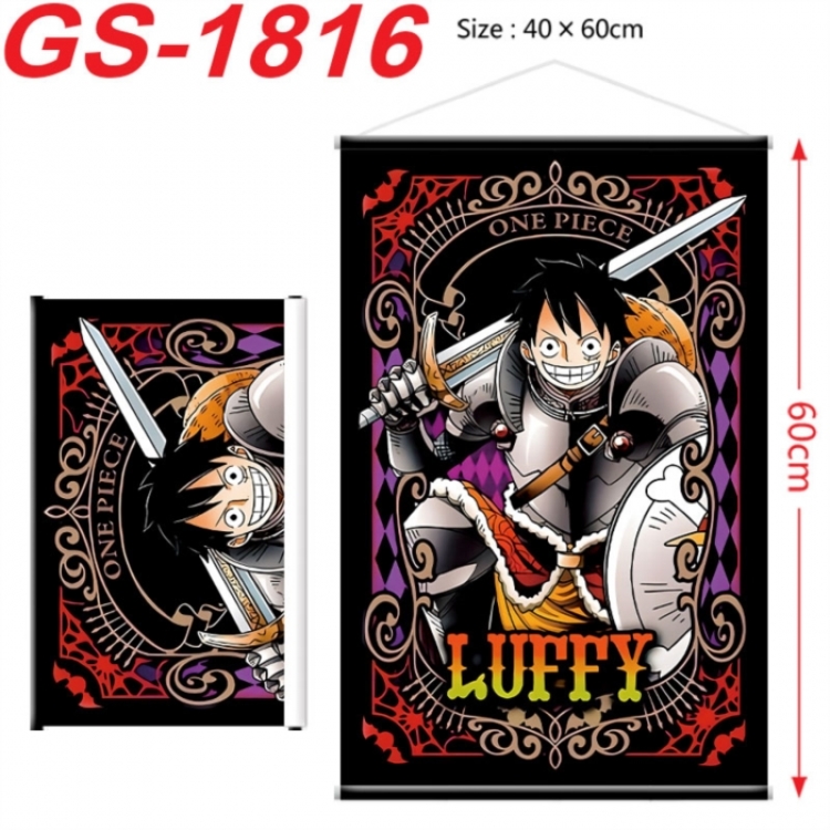 One Piece Anime digital printing hanging rope hanging Wall Scroll 40x60cm