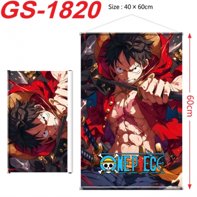 One Piece Anime digital printing hanging rope hanging Wall Scroll 40x60cm