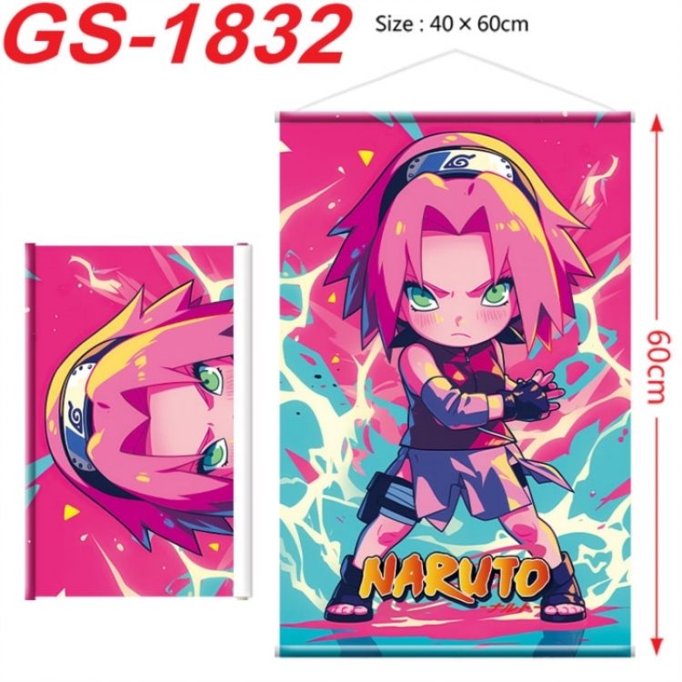 Naruto Anime digital printing hanging rope hanging Wall Scroll 40x60cm