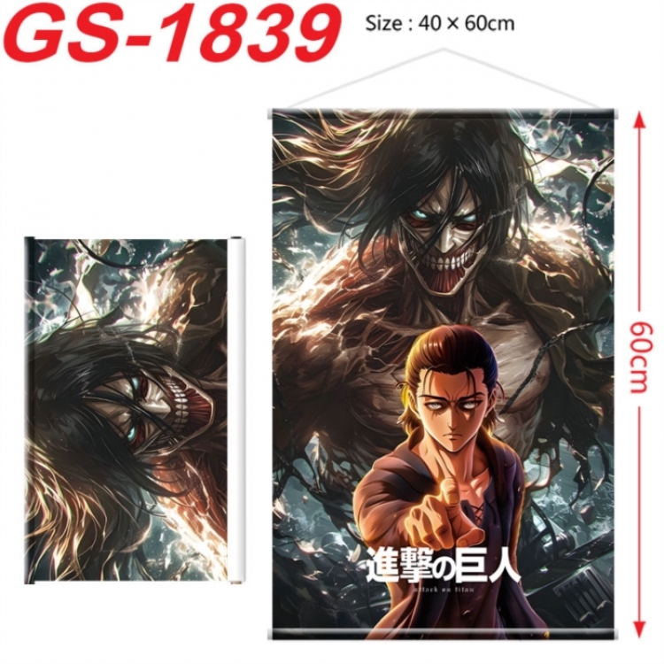 Shingeki no Kyojin Anime digital printing hanging rope hanging Wall Scroll 40x60cm