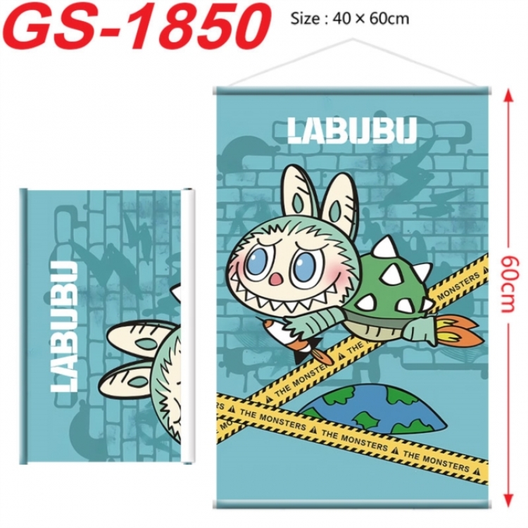 Labubu Anime digital printing hanging rope hanging Wall Scroll 40x60cm
