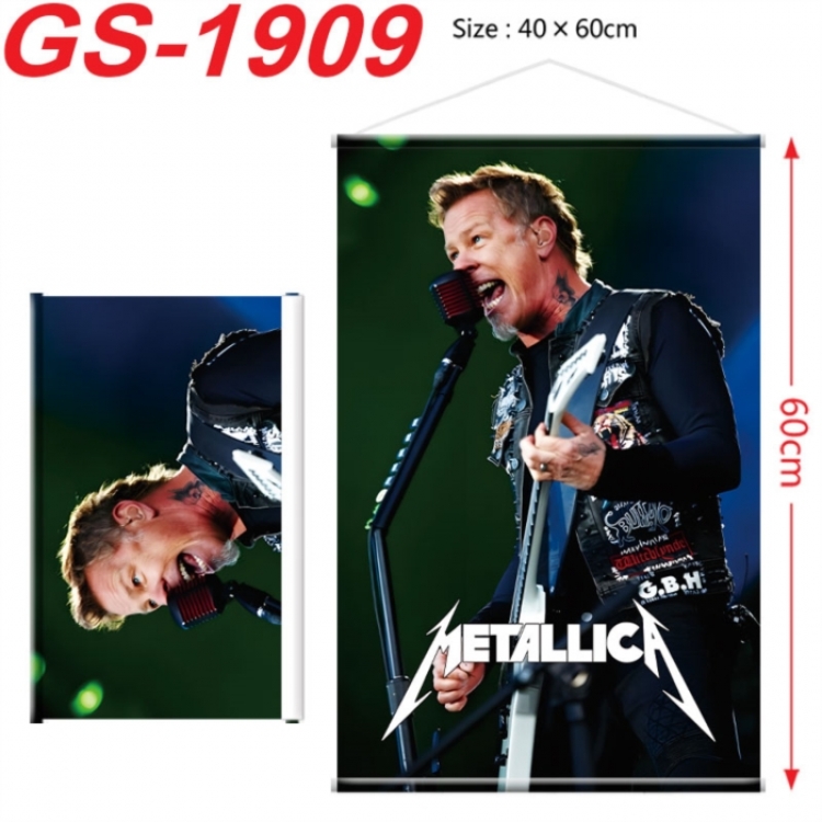 Metallica Anime digital printing hanging rope hanging Wall Scroll 40x60cm