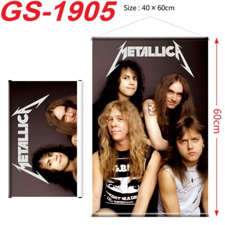 Metallica Anime digital printing hanging rope hanging Wall Scroll 40x60cm