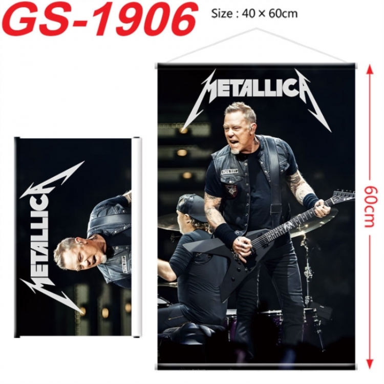 Metallica Anime digital printing hanging rope hanging Wall Scroll 40x60cm