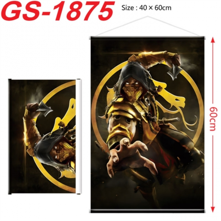 Mortal Kombat Anime digital printing hanging rope hanging Wall Scroll 40x60cm