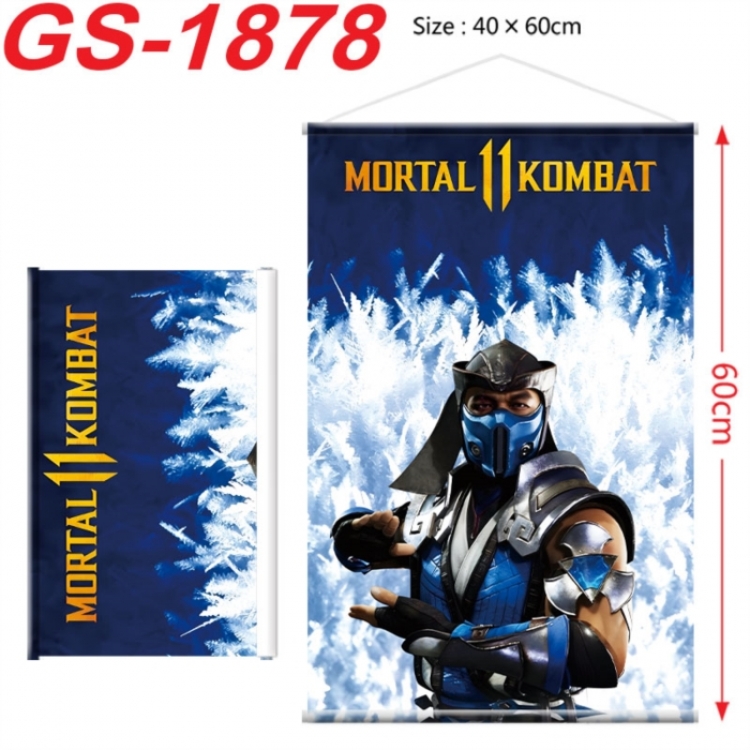 Mortal Kombat Anime digital printing hanging rope hanging Wall Scroll 40x60cm
