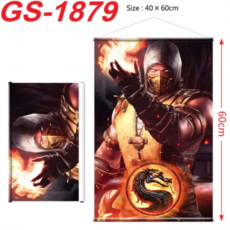 Mortal Kombat Anime digital printing hanging rope hanging Wall Scroll 40x60cm