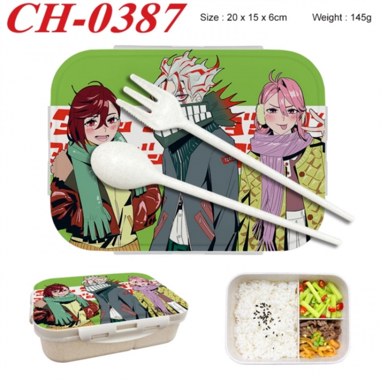 DANDADAN Anime themed UV printed student lunch box 20x15x6cm 145g