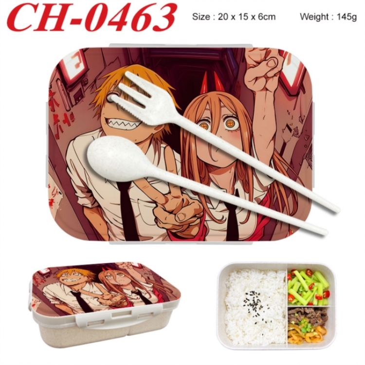 Chainsaw Man Anime themed UV printed student lunch box 20x15x6cm 145g