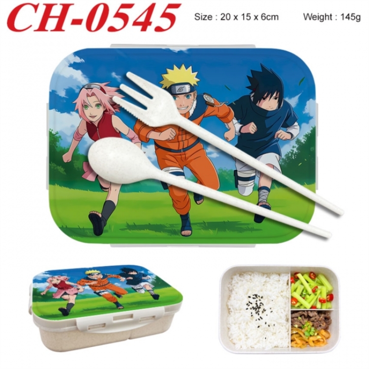 Naruto Anime themed UV printed student lunch box 20x15x6cm 145g