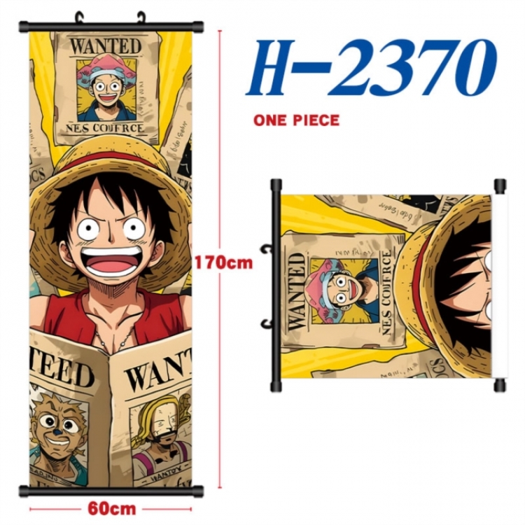 One Piece Black plastic rod cloth hanging canvas painting Wall Scroll 60x170cm