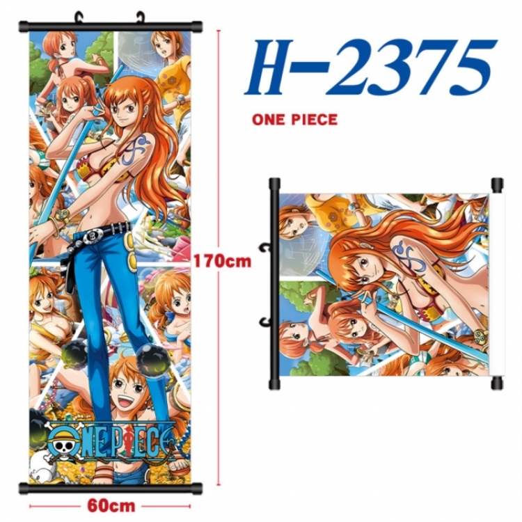 One Piece Black plastic rod cloth hanging canvas painting Wall Scroll 60x170cm