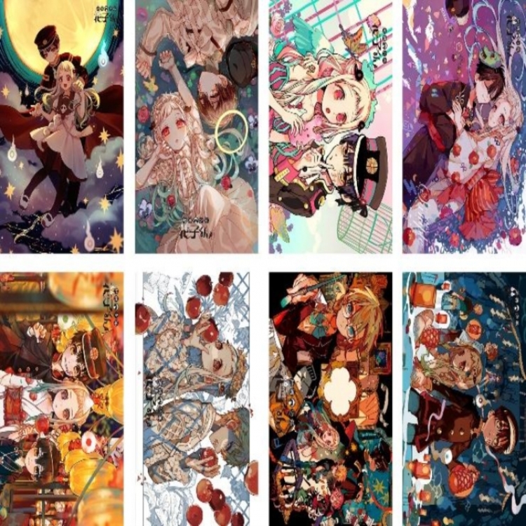 Toilet-bound Hanako-kun  Embossed poster 8 pcs a set 42X29CM price for 5 sets