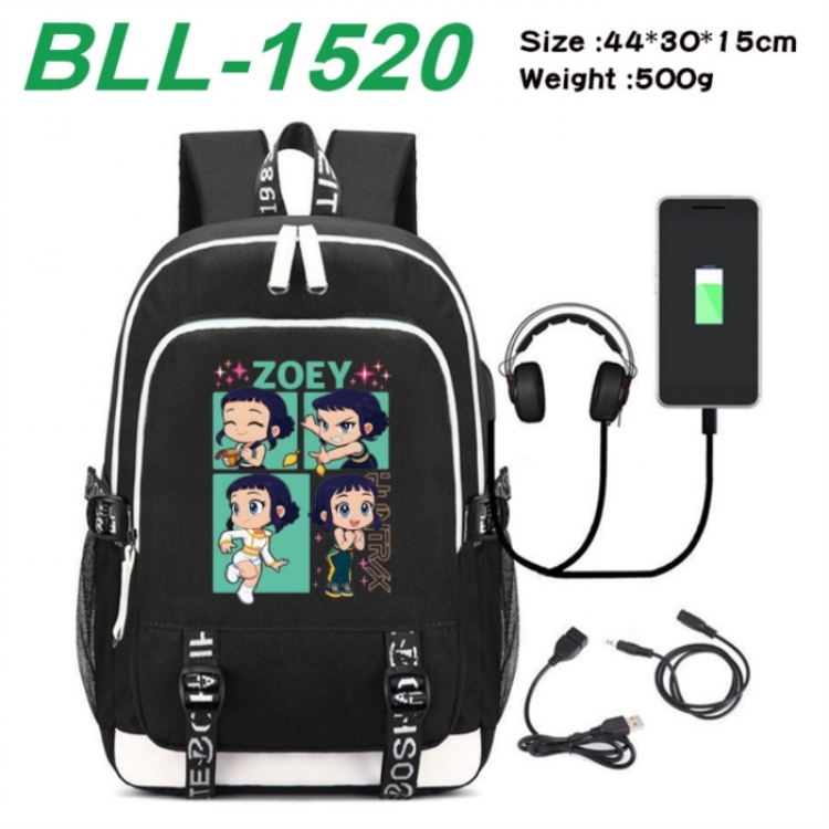 K-Pop Demon Hunters Game Canvas Backpack Waterproof School Bag 44X30X15CM 500G