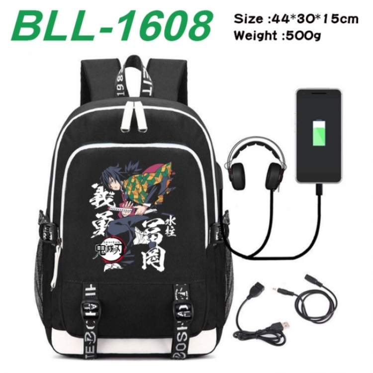 Demon Slayer Kimets Game Canvas Backpack Waterproof School Bag 44X30X15CM 500G