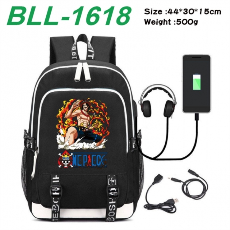 One Piece Game Canvas Backpack Waterproof School Bag 44X30X15CM 500G