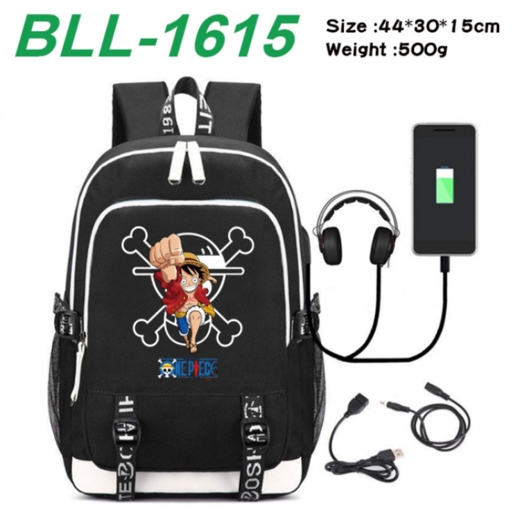One Piece Game Canvas Backpack Waterproof School Bag 44X30X15CM 500G