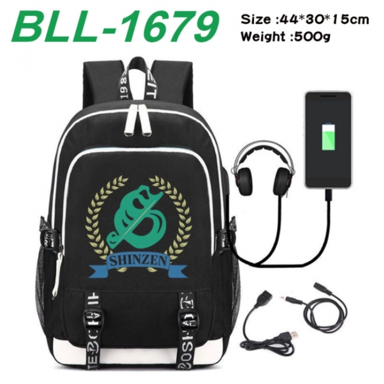 Haikyuu!! Game Canvas Backpack Waterproof School Bag 44X30X15CM 500G
