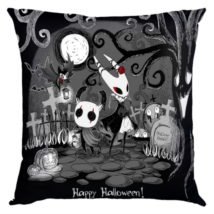 The Hollow Knight Anime square full-color pillow cushion 45X45CM NO FILLING 