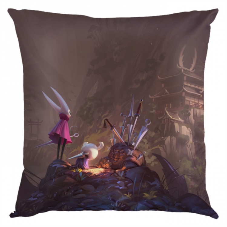 The Hollow Knight Anime square full-color pillow cushion 45X45CM NO FILLING 