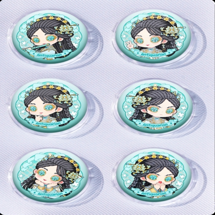 Identity V Anime peripheral pill bar badge 25mm a set of 6 price for 5 sets   