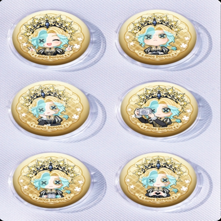 Identity V Anime peripheral pill bar badge 25mm a set of 6 price for 5 sets   