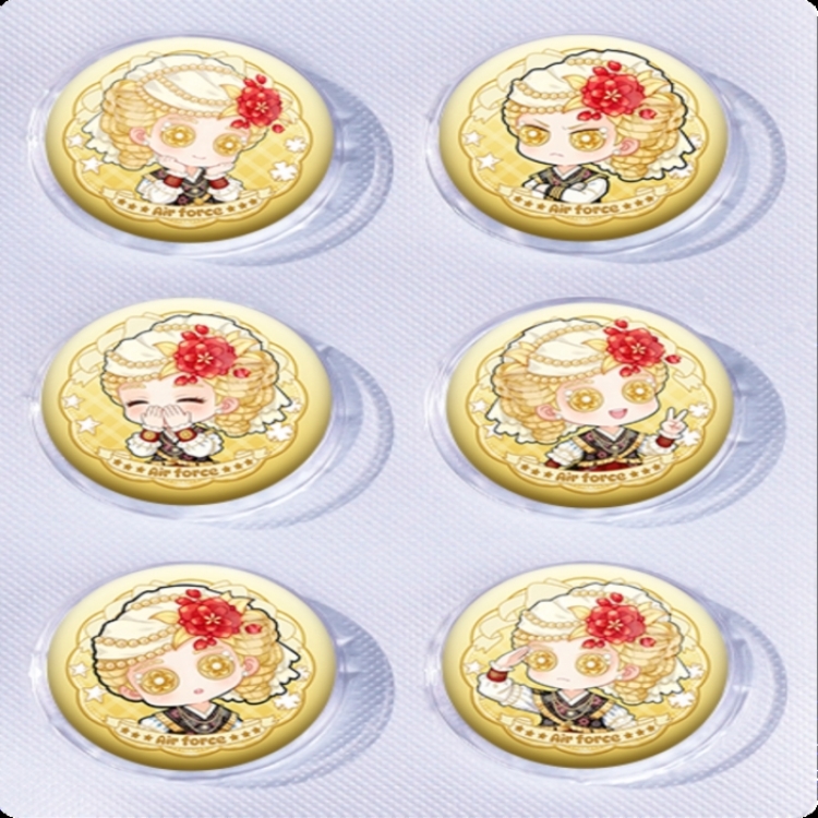 Identity V Anime peripheral pill bar badge 25mm a set of 6 price for 5 sets   