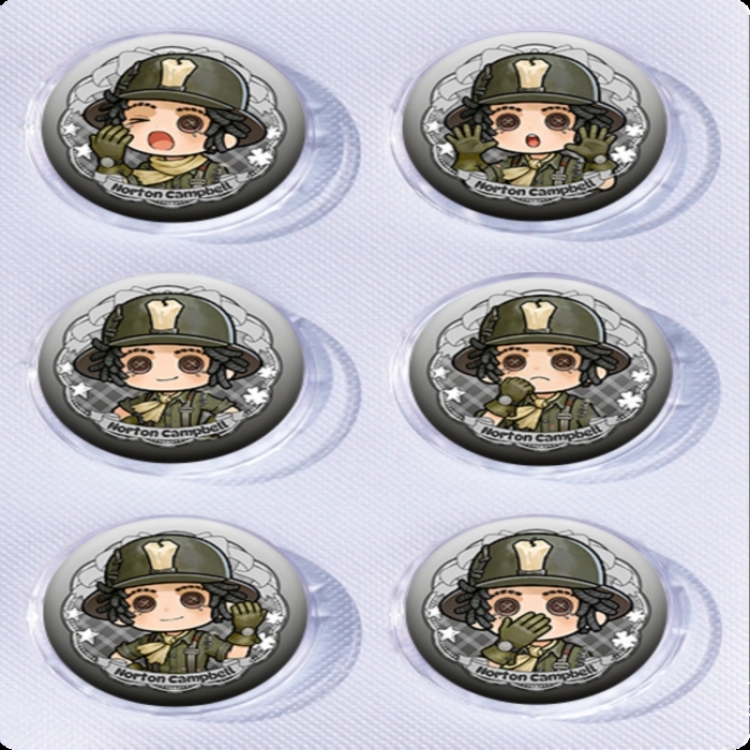 Identity V Anime peripheral pill bar badge 25mm a set of 6 price for 5 sets   