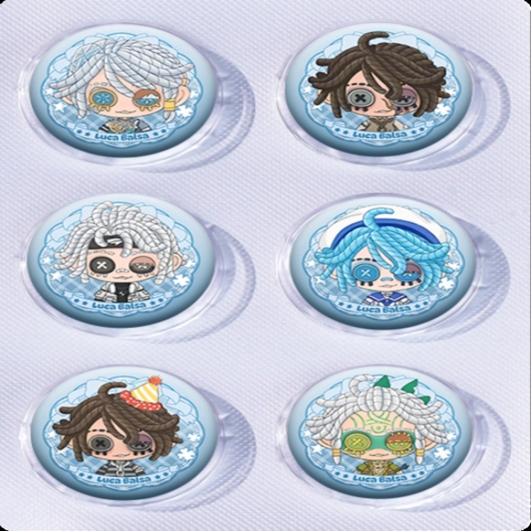 Identity V Anime peripheral pill bar badge 25mm a set of 6 price for 5 sets   