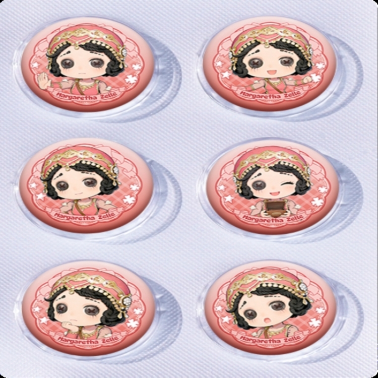 Identity V Anime peripheral pill bar badge 25mm a set of 6 price for 5 sets   