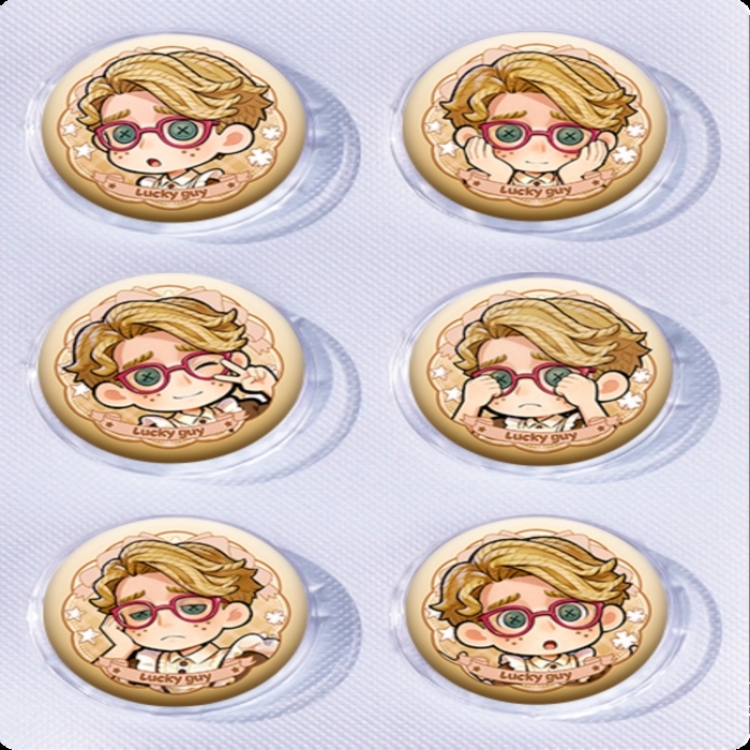 Identity V Anime peripheral pill bar badge 25mm a set of 6 price for 5 sets   