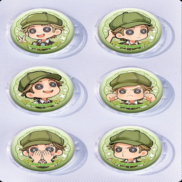 Identity V Anime peripheral pill bar badge 25mm a set of 6 price for 5 sets   