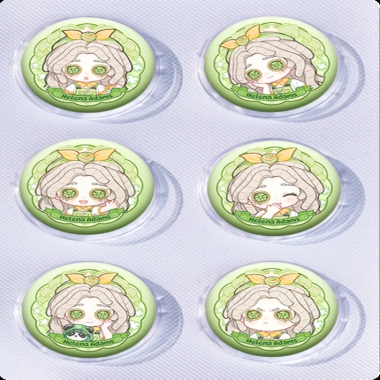 Identity V Anime peripheral pill bar badge 25mm a set of 6 price for 5 sets   