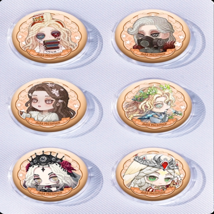 Identity V Anime peripheral pill bar badge 25mm a set of 6 price for 5 sets   