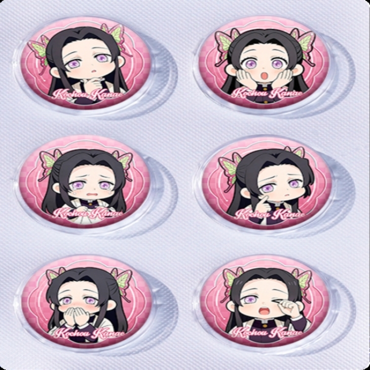 Demon Slayer Kimets Anime peripheral pill bar badge 25mm a set of 6 price for 5 sets 