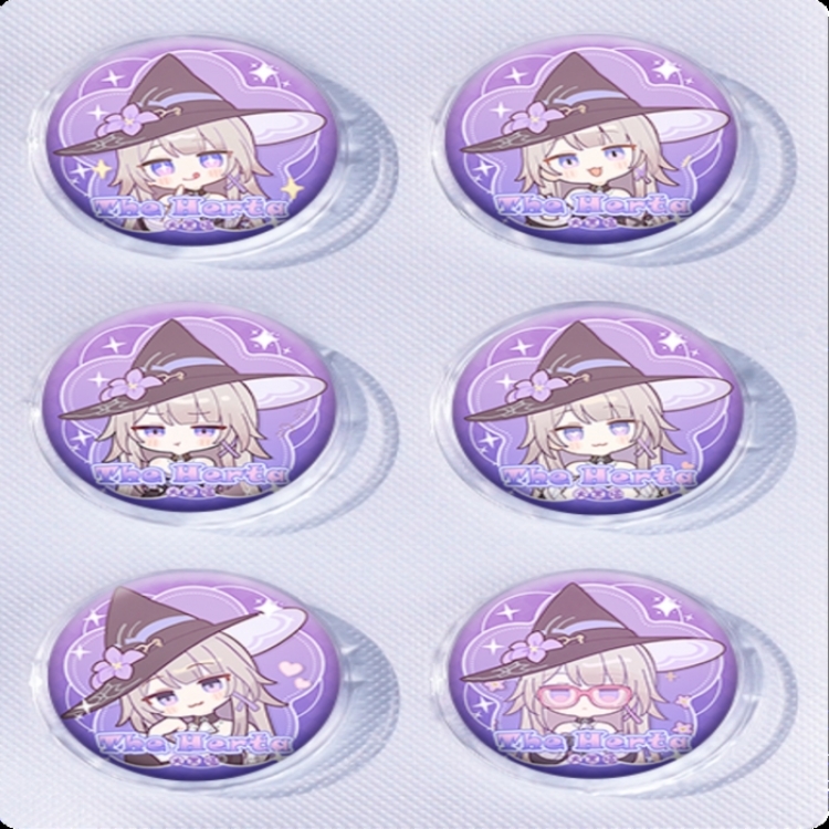 Honkai: Star Rail‌ Anime peripheral pill bar badge 25mm a set of 6 price for 5 sets 