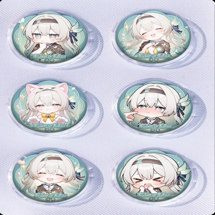 Honkai: Star Rail‌ Anime peripheral pill bar badge 25mm a set of 6 price for 5 sets 