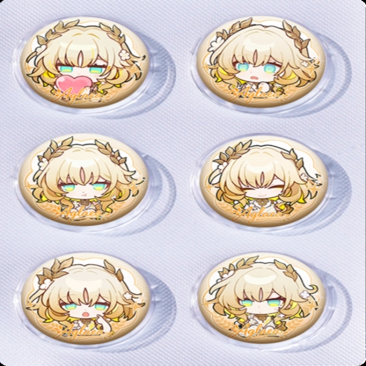 Honkai: Star Rail‌ Anime peripheral pill bar badge 25mm a set of 6 price for 5 sets