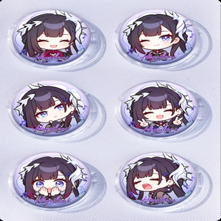 Honkai: Star Rail‌ Anime peripheral pill bar badge 25mm a set of 6 price for 5 sets