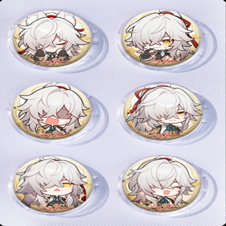 Honkai: Star Rail‌ Anime peripheral pill bar badge 25mm a set of 6 price for 5 sets