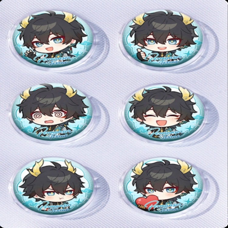 Honkai: Star Rail‌ Anime peripheral pill bar badge 25mm a set of 6 price for 5 sets