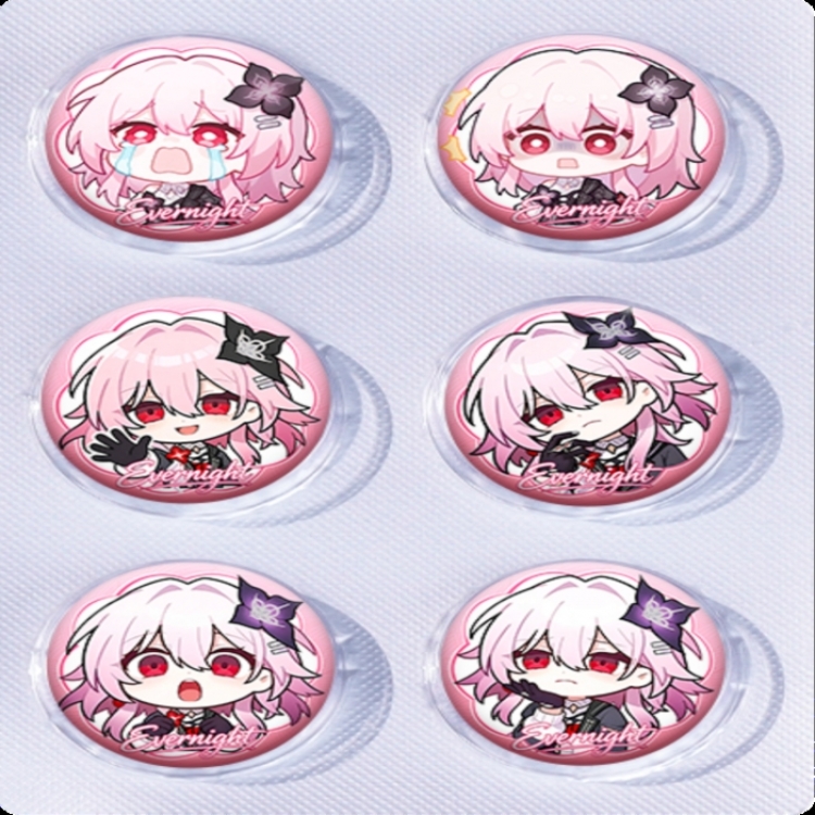 Honkai: Star Rail‌ Anime peripheral pill bar badge 25mm a set of 6 price for 5 sets