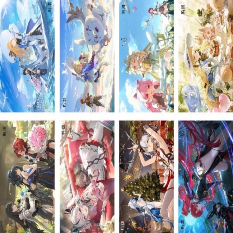 Mingchao Embossed poster 8 pcs a set 42X29CM price for 5 sets