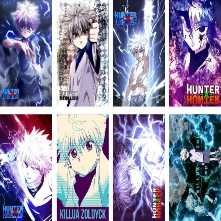 HunterXHunter Embossed poster 8 pcs a set 42X29CM price for 5 sets